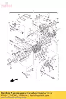 4TR141050000, Yamaha, set di viti pilota yamaha  xvs 650 1997 1998 1999 2000 2001 2002 2004 2005 2006 2017 2018, Nuovo