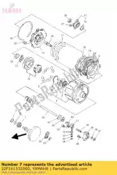 Here you can order the washer, thrust (2. 1t) from Yamaha, with part number 22F161532000: