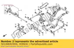 Aqui você pode pedir o nenhuma descrição disponível no momento em Honda , com o número da peça 50100KRJ900: