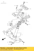 5141035G00, Suzuki, stem,steering suzuki rm z450 450 , New