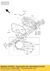 Here you can order the bolt,6x50 vn800-c1 from Kawasaki, with part number 921511426: