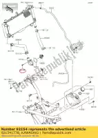 921541778, Kawasaki, ?ruba, z ko?nierzem, 6x20 kle650eff kawasaki  er-6f er-6n kle vulcan 400 650 2012 2013 2014 2015 2016 2017 2018 2019 2020 2021, Nowy