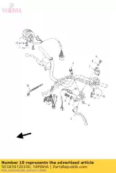 Ici, vous pouvez commander le interrupteur, poignée 4 auprès de Yamaha , avec le numéro de pièce 5D1839720100: