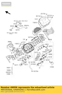 Kawasaki 490560006 pipe-injection - Bottom side