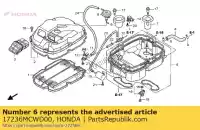 17236MCWD00, Honda, embudo, aire honda vfr  a vfr800 vfr800a 800 , Nuevo