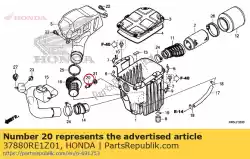 Here you can order the sensor assy., air temp (matsushita denshi) from Honda, with part number 37880RE1Z01: