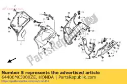 Aquí puede pedir conjunto de capucha, r. Inferior (wl) * de Honda , con el número de pieza 64400MCJ000ZE: