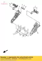 51J274300000, Yamaha, achterste voetsteun 1 yamaha xj 600, Nieuw