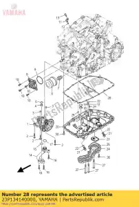 yamaha 23P134140000 guarnizione, coperchio del filtro - Il fondo