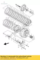 2141306G10, Suzuki, mola, embreagem suzuki dl 1000 2002 2003 2004 2005 2006 2007 2008 2009 2010, Novo