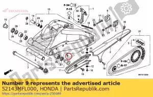 honda 52143MFL000 collar, l. pivot distance - Bottom side