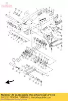 5XC2217A9000, Yamaha, Rami?, przeka?nik yamaha wr yz 250 450 2006 2007 2008 2009 2010 2011 2012 2013 2014 2015, Nowy