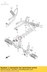 Qui puoi ordinare bar, piede anteriore da Suzuki , con numero parte 4351013G10: