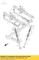 Aquí puede pedir válvula de admisión de Suzuki , con el número de pieza 1291141C00: