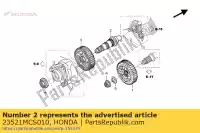 23521MCS010, Honda, arbre, engrenage final honda st 1300 2002 2003 2004 2006 2007 2008 2009 2010, Nouveau