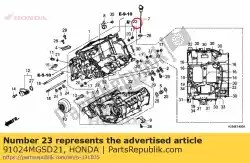 lager, naald, 12x18x12 van Honda, met onderdeel nummer 91024MGSD21, bestel je hier online: