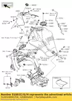 51001084635K, Kawasaki, tank-comp-carburante, c.f.b.gre kawasaki er6n  e f er 6n abs 650 , Nuovo