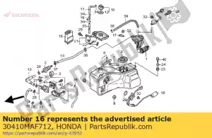 Honda 30410MAF712 unidade de controle, motor - Lado inferior