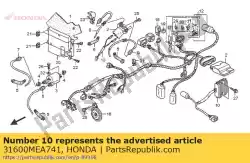 Tutaj możesz zamówić zespó? Prostownika, regulator od Honda , z numerem części 31600MEA741: