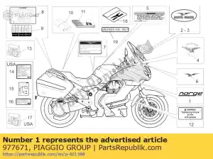 Piaggio Group 977671 black decal norge 1200 - Bottom side