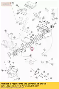 ktm 58411053100 battery 12v 8,6ah 03 - Bottom side