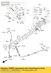 slangrem, fr sc300aef van Kawasaki, met onderdeel nummer 43095Y017, bestel je hier online: