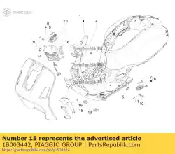 Qui puoi ordinare gitter l. Da Piaggio Group , con numero parte 1B003442: