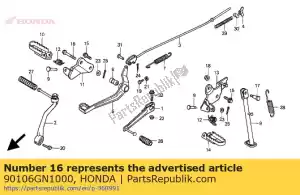 Honda 90106GN1000 bout, speciaal, 10x55 - Onderkant