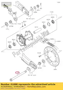 kawasaki 410680602 o?, rr, 20x250 klx250sef - Dół