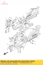 Aquí puede pedir bisagra de Yamaha , con el número de pieza 1XDF17970000: