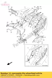 Here you can order the cover, side 2 from Yamaha, with part number 1WDXF17230P1: