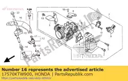 Ici, vous pouvez commander le aucune description disponible pour le moment auprès de Honda , avec le numéro de pièce 17570KTW900: