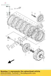 Here you can order the bearing,25x29x1 from Suzuki, with part number 0926325069: