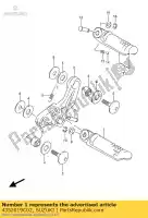 4352019C02, Suzuki, Barra, apoio para os pés l suzuki gsx  f fu fu2 gsxr w sp r gsx600fuu2 gsx750f gsx600f 600 750 , Novo