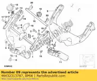 46632313787, BMW, base carrier f windshield adjustment bmw  1100 1150 1995 1996 1997 1998 1999 2000 2001 2002 2003 2004 2005 2006, New