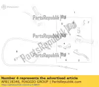 AP8118348, Piaggio Group, Regulador da alavanca da embreagem aprilia moto-guzzi  etx moto pegaso rotax 122 rs rx tuareg zgulhk01 50 125 250 350 600 650 850 1988 1989 1990 1991 1992 1993 1994 1995 1996 1997 1998 1999 2000 2001 2002 2003 2004 2019 2020, Novo