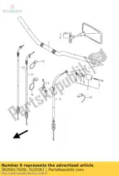 Aquí puede pedir conjunto de cables, embrague de Suzuki , con el número de pieza 5820017G00: