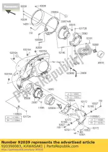 kawasaki 920390083 rivet vn1700b9f - Bottom side