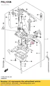 suzuki 1329135010 washer,throttle - Bottom side