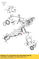 Tutaj możesz zamówić hydrauliczny blok adaptera od Triumph , z numerem części T2020292: