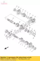 BK6E71510000, Yamaha, gear, 5th pinion yamaha mt wr yzf r 125 2008 2009 2010 2011 2012 2013 2015 2016, New