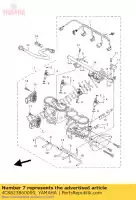 4C8823860000, Yamaha, verlenging, kabelboom yamaha yzf r 1000 2007 2008, Nieuw