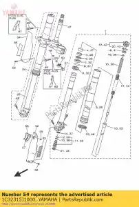 yamaha 1C32315J1000 protector 2 - Lado inferior