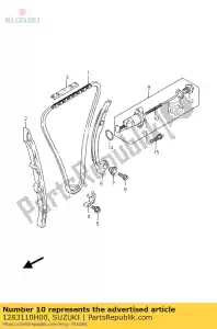 Suzuki 1283110H00 voorjaar - Onderkant