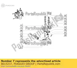 Tutaj możesz zamówić ? Ruba od Piaggio Group , z numerem części B015237: