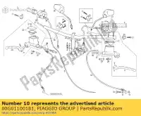 00G01100181, Piaggio Group, Pompa hamulcowa derbi gp 50 125 250 2005 2006, Nowy