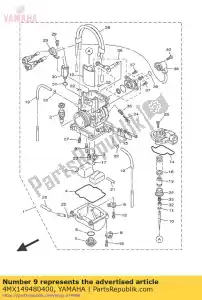 yamaha 4MX149480400 jet, pilot (#42) - Bottom side