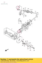 Aquí puede pedir tornillo, anuncio de tappet de Suzuki , con el número de pieza 1284209J00: