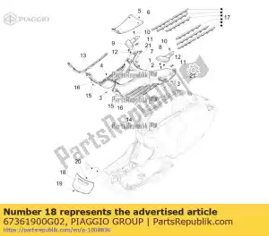 Piaggio Group 67361900G02 bougie insp. deur - Onderkant