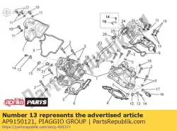 Aqui você pode pedir o placa em Piaggio Group , com o número da peça AP9150121: